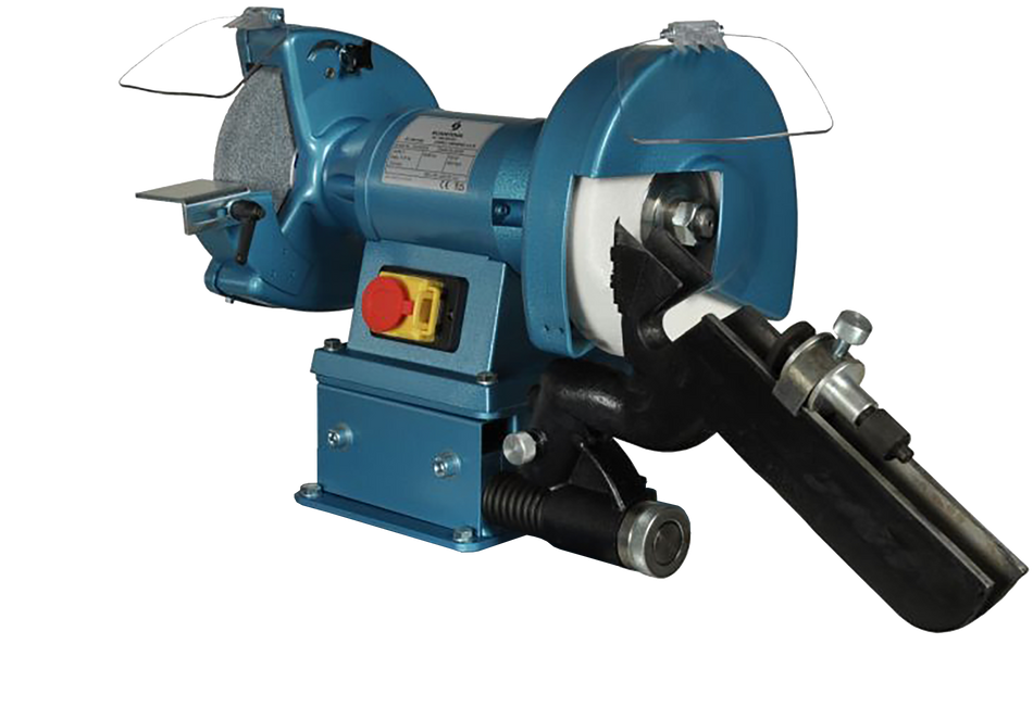 Bench grinder with drill grinding attachment A
SC 200DGE A
