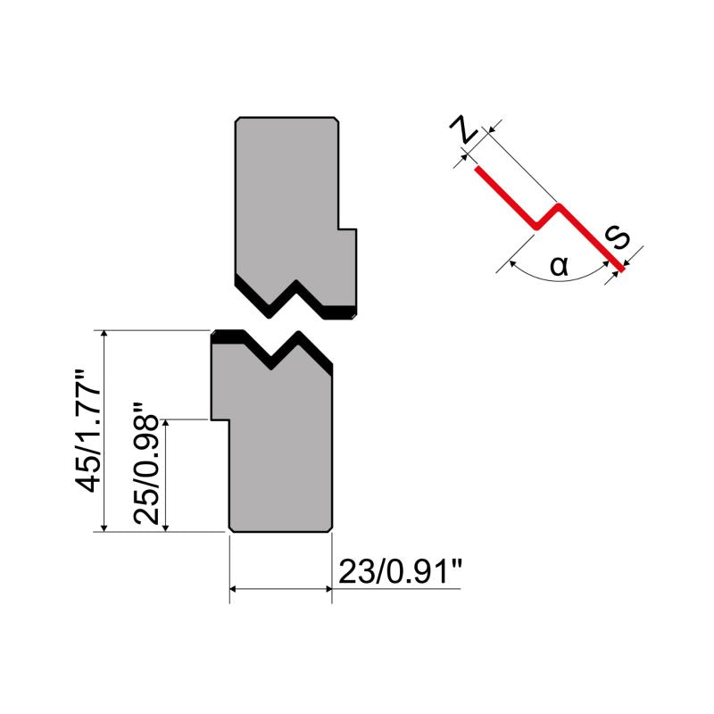 Z-Insert Tools 90°