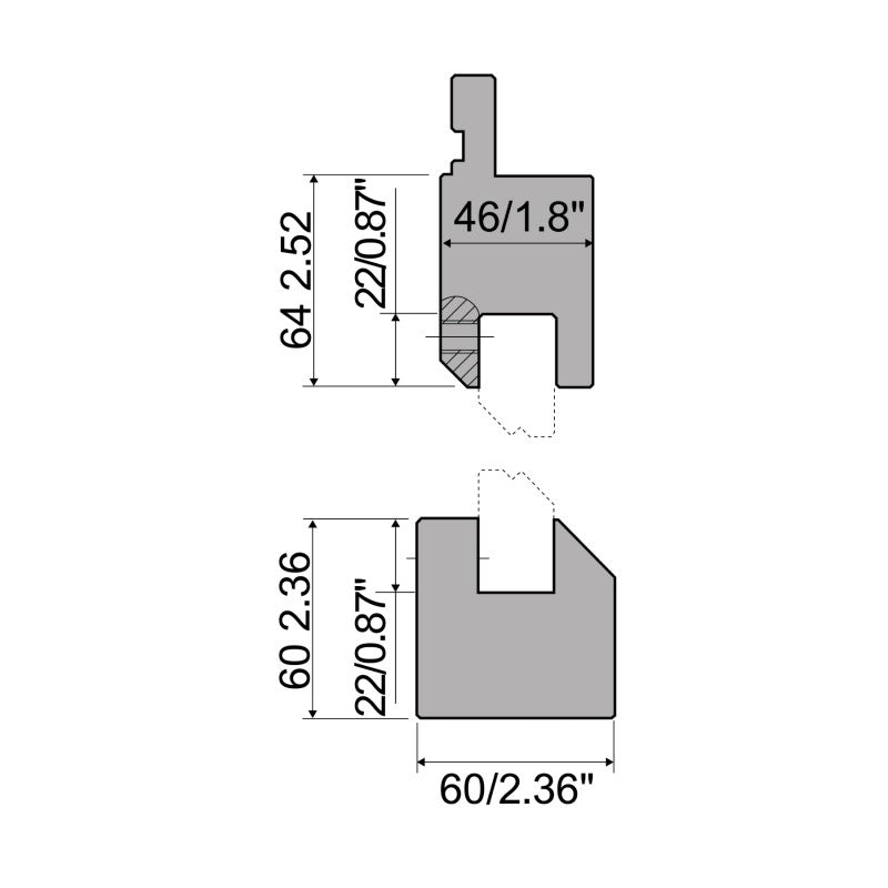 CPZ - Z-profile insert holder