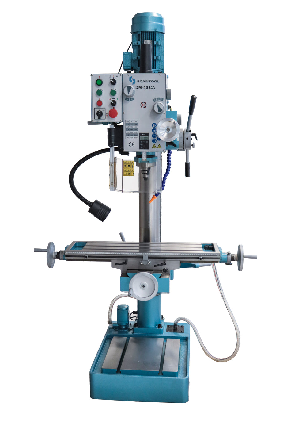 Geared head milling and drilling machine
DM-40CA