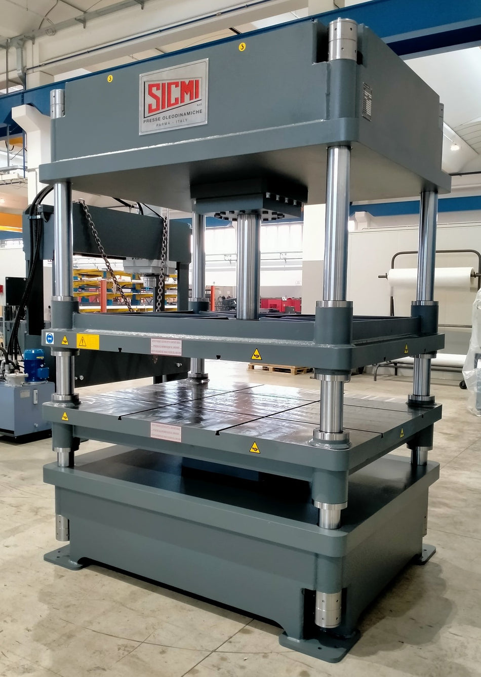 4-kolumn hydraulisk stanspress – PSQ