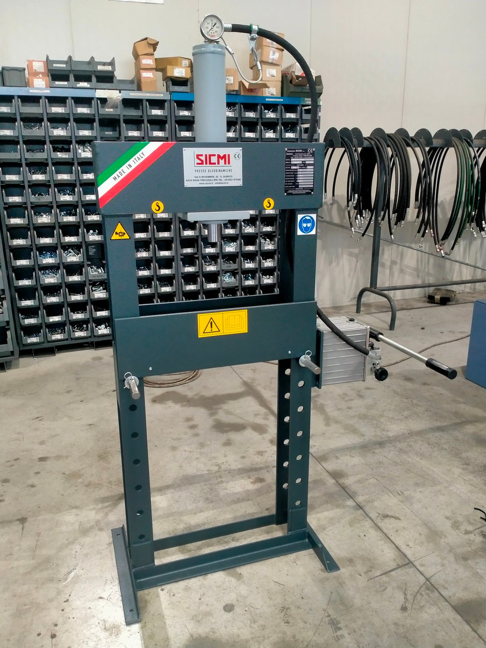 Hydraulisk verkstadspress med handpump – PSM
