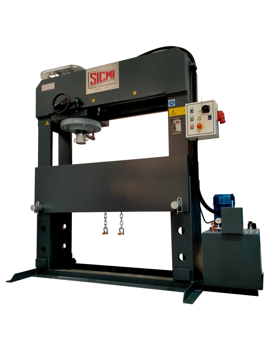 Hydraulisk verkstadspress (350 mm cylindergång – två hastigheter <30 mm/s) – PSS-NC