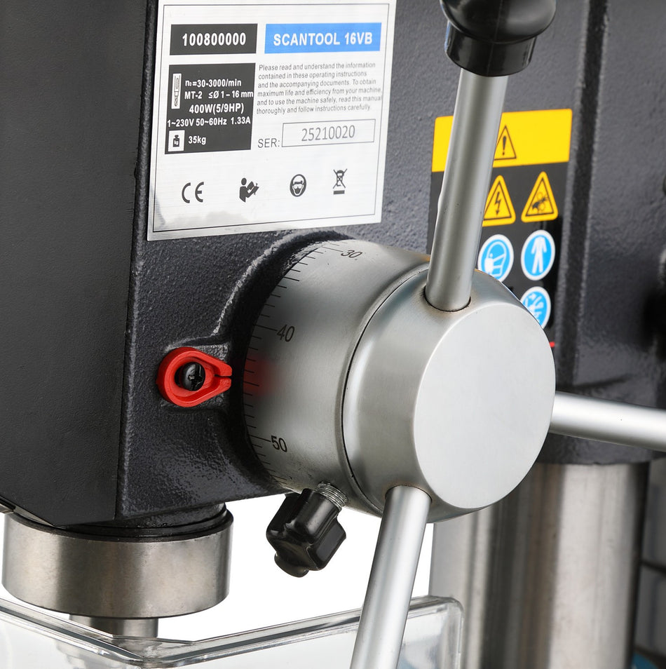 V-belt driven drill press
SCANTOOL 16VB