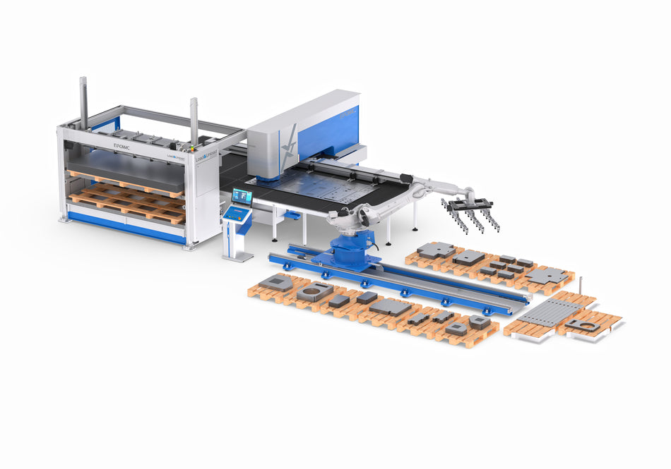 Automatiserad Stans & Kantpresslinje Euromac