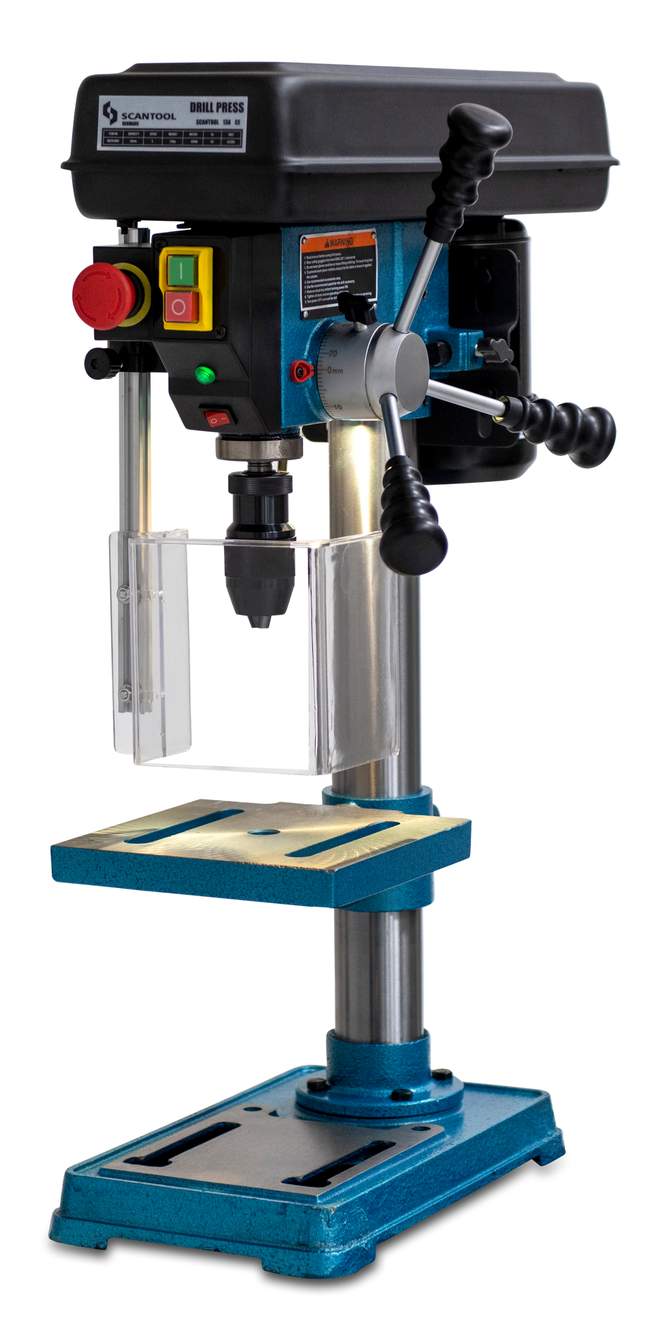 V-belt driven drill press
SCANTOOL 13A